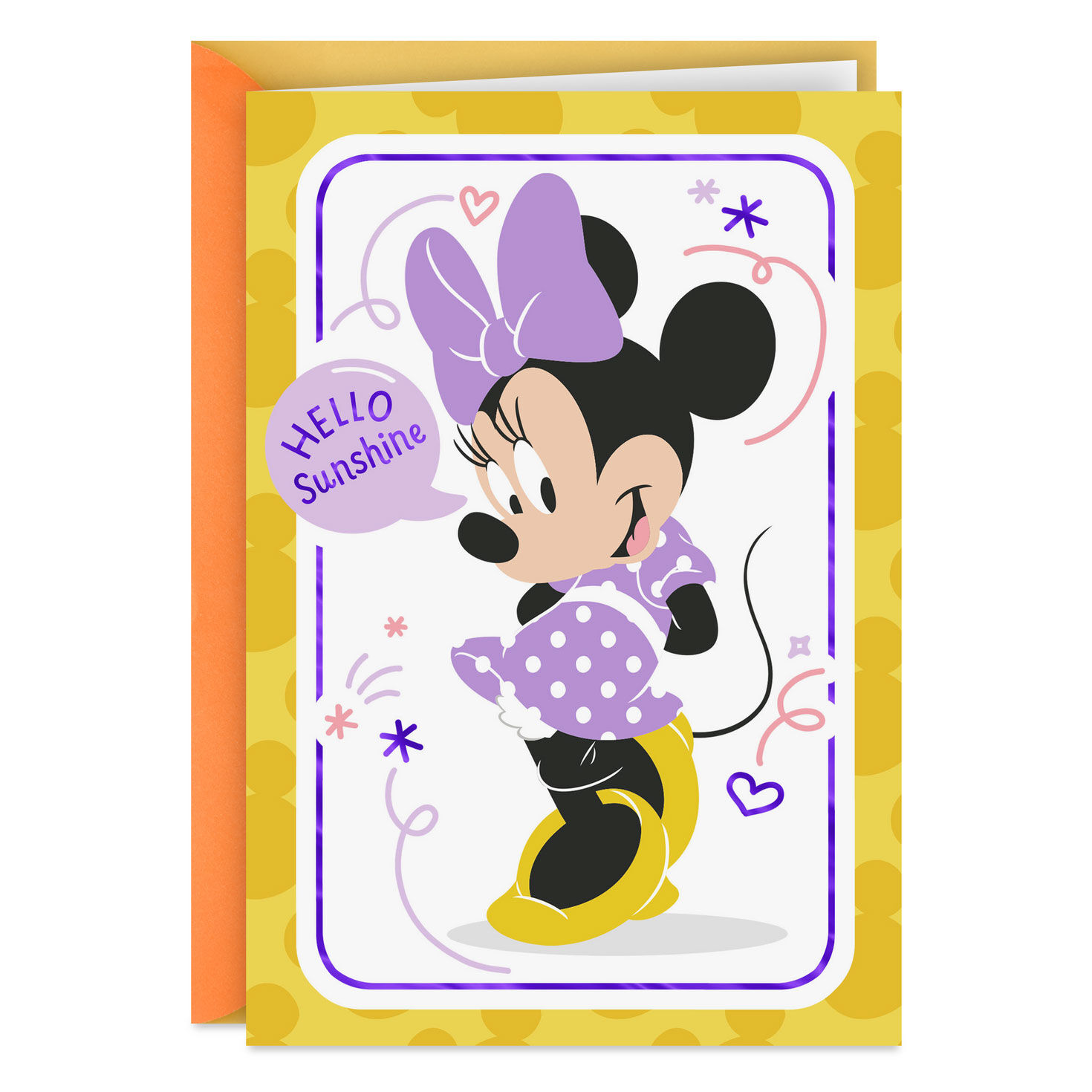 Disney Minnie Mouse Hello, Sunshine Birthday Card for Kids