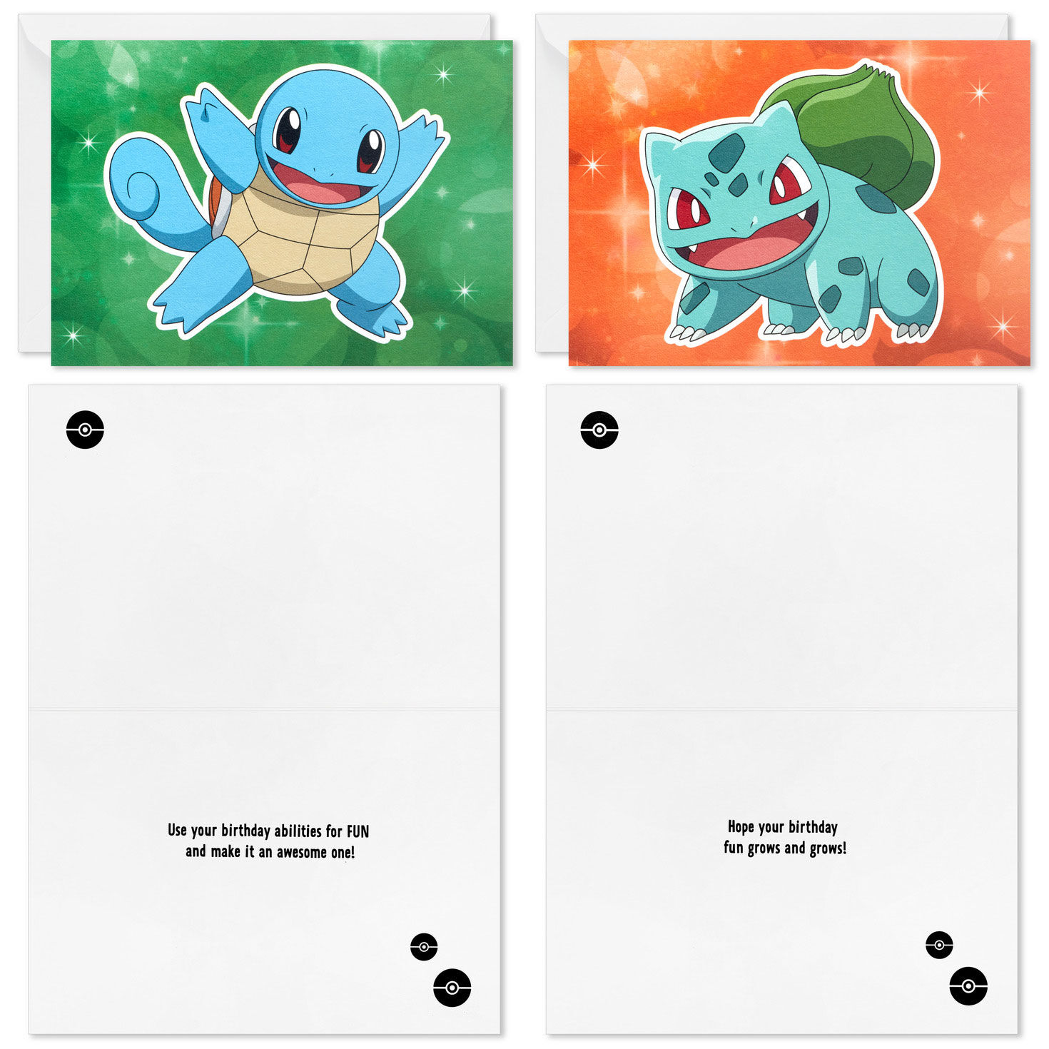 Pok&eacute;mon Catch All the Fun Assorted Birthday Cards, Pack of 16, , large image number 3
