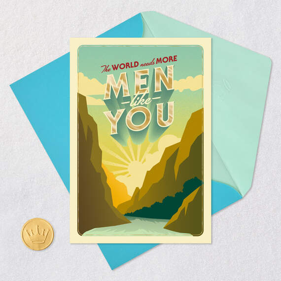 The World Needs More Men Like You Father's Day Card, , large image number 5
