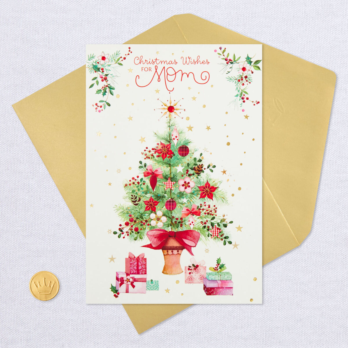 Hope Happy Follows You Christmas Card for Mom - Greeting Cards - Hallmark