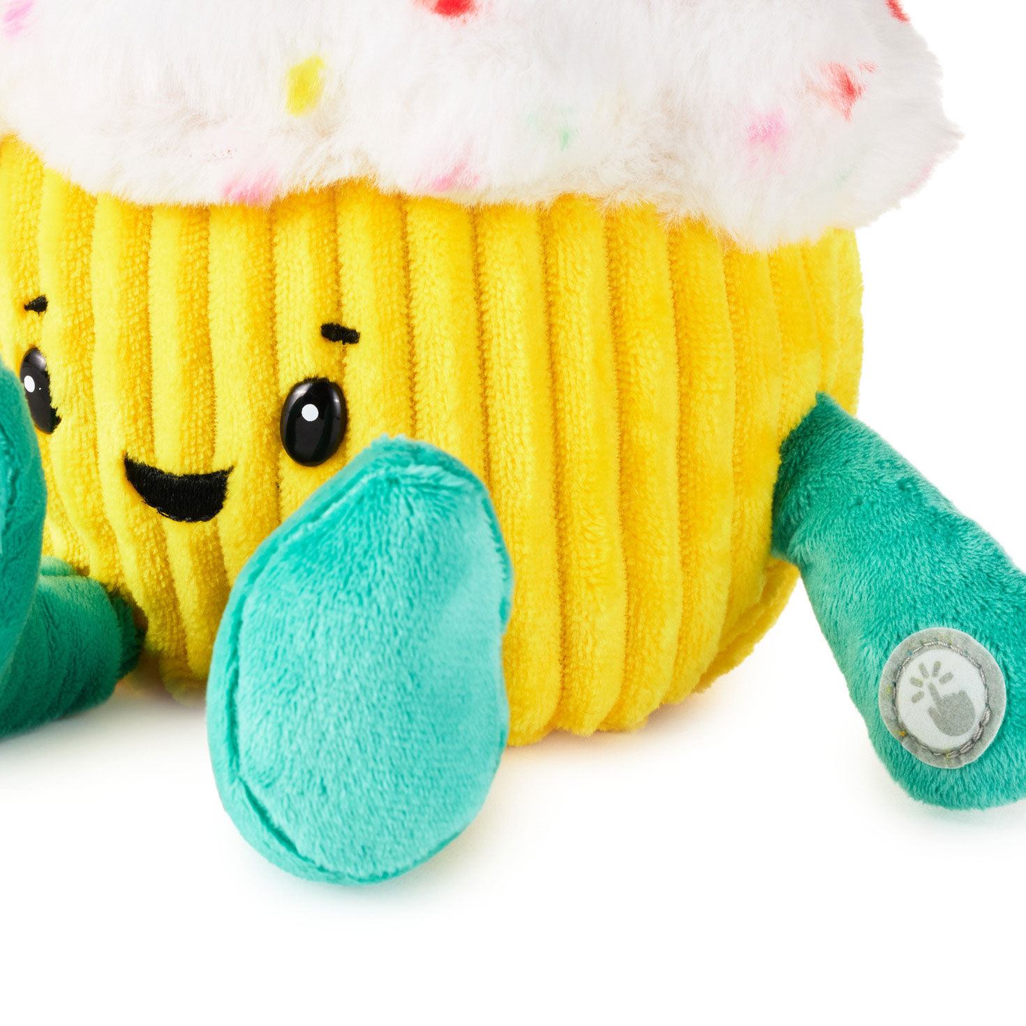 Plush Cupcake and Sound Book Birthday Gift Set upcloase view image number 6