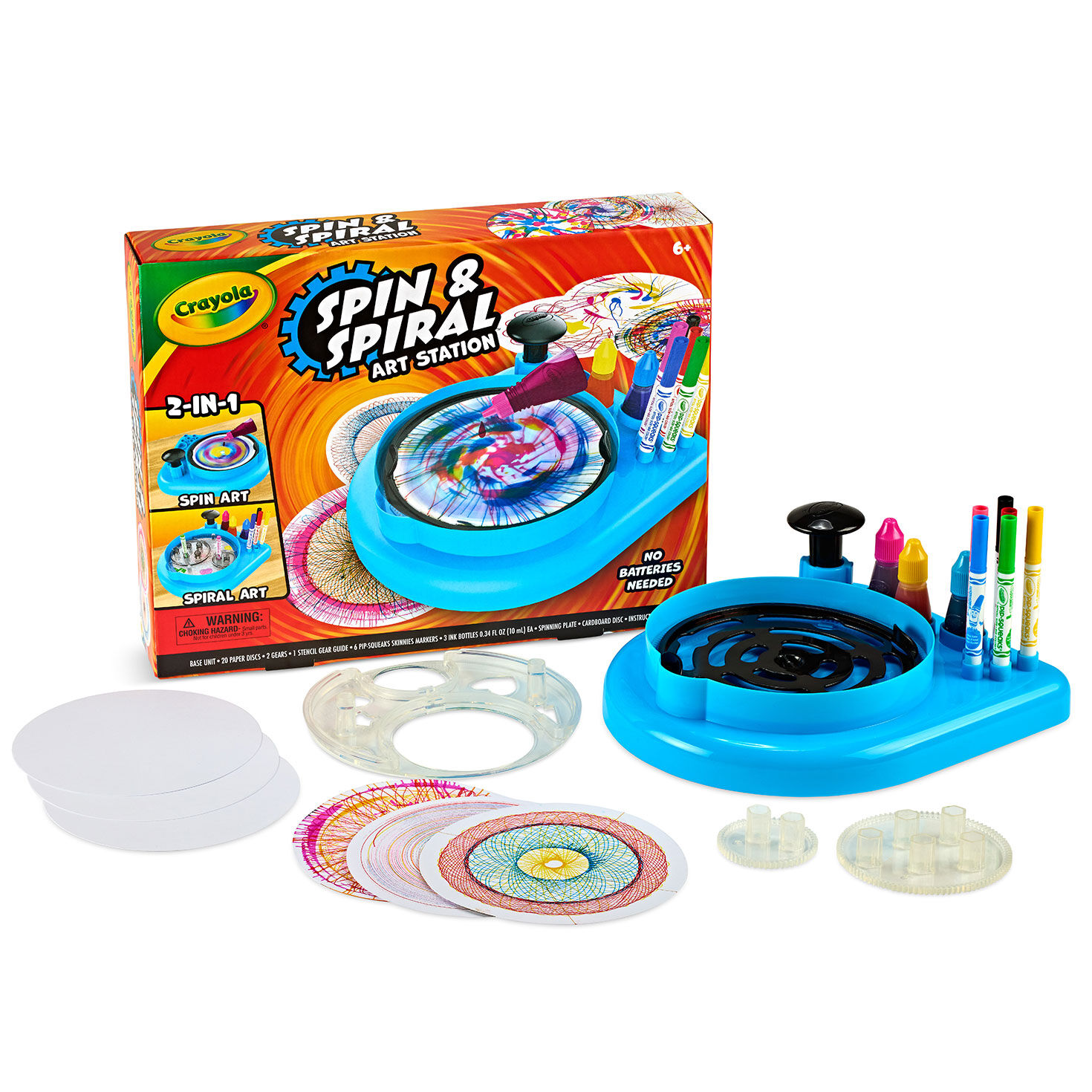 Crayola Spin and Spiral Art Station, , large image number 2