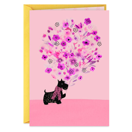 A Bouquet of Wishes and Love Birthday Card, 