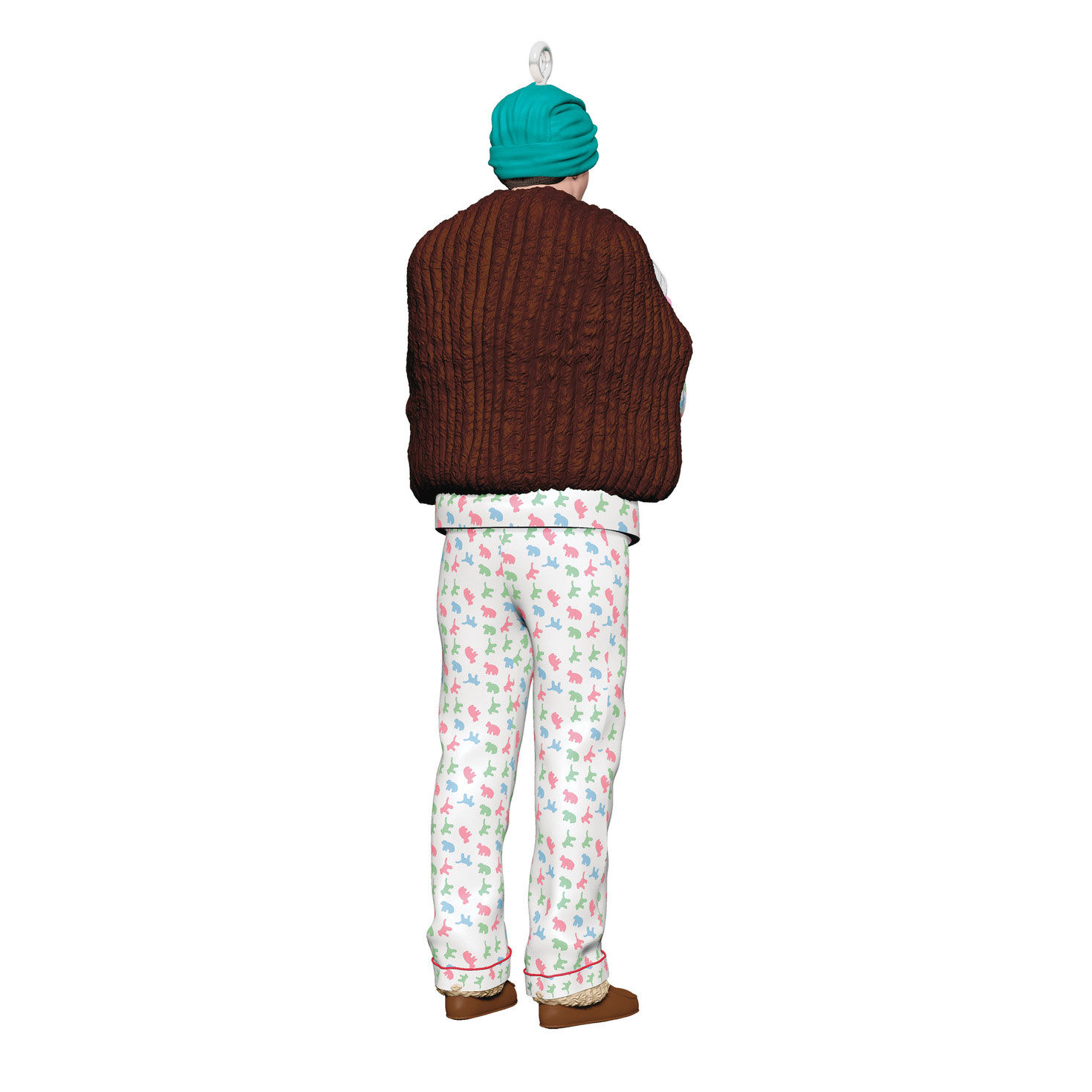 Clark in PJs With Movie Reels Keepsake Ornament Back image number 6