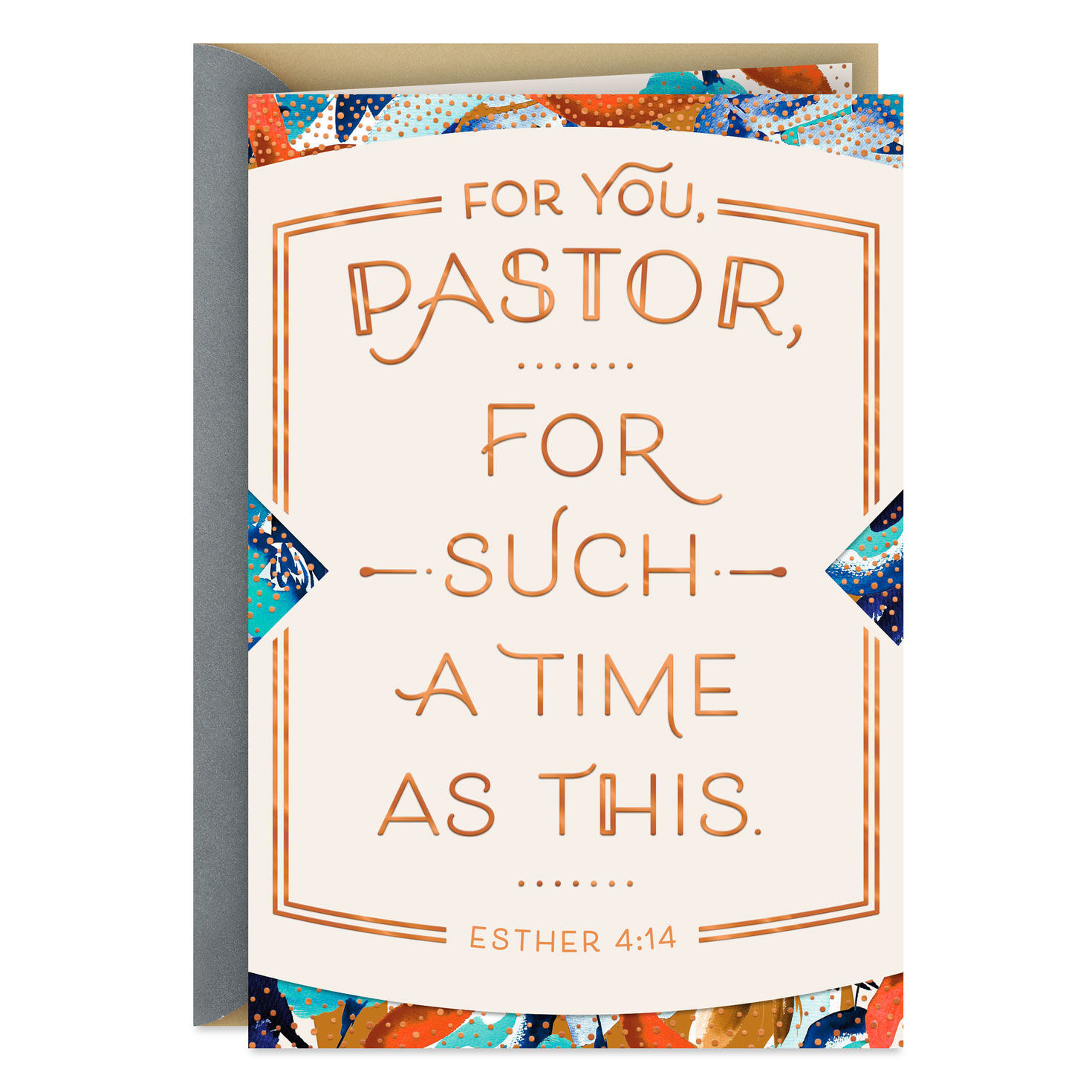 Thank You for Your Faithfulness Religious Clergy Appreciation Card for Pastor