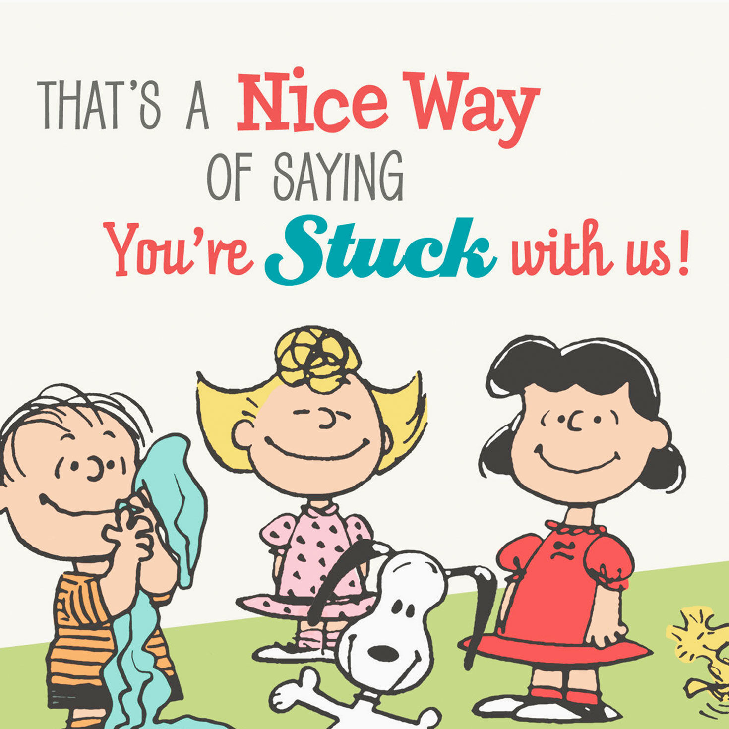 Peanuts Gang Funny Mother's Day Card From All  image number 2