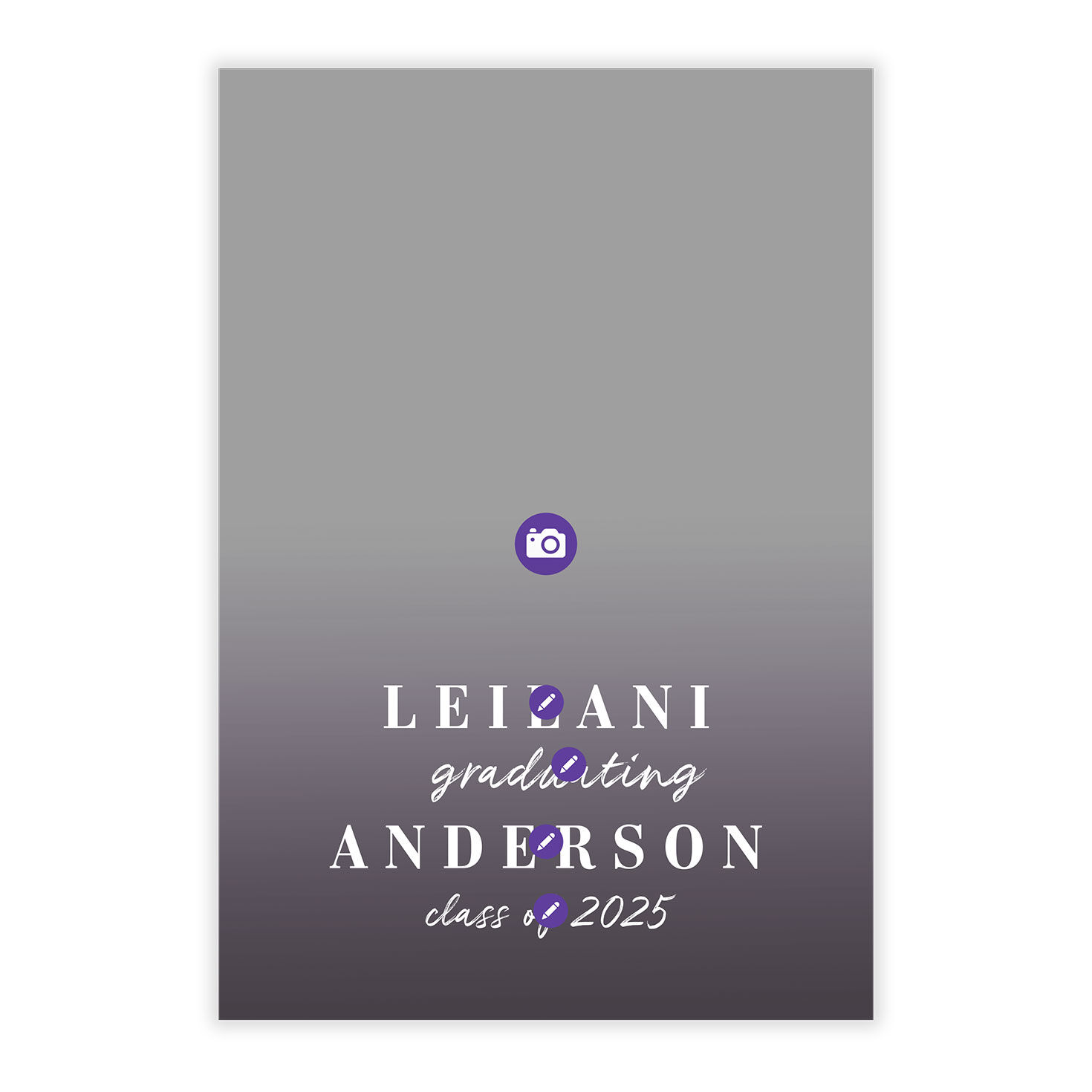 Graduating Class of 2025 Full-Bleed Photo Graduation Announcement, , large image number 5