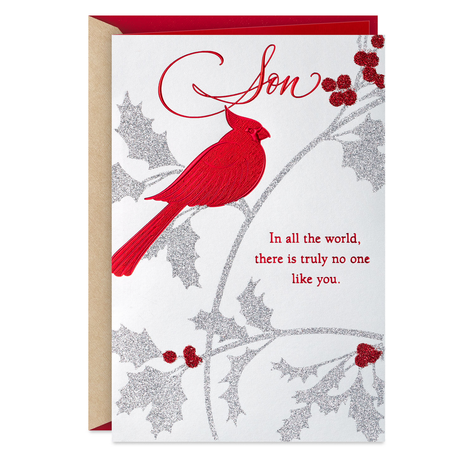 No One Like You Christmas Card for Son