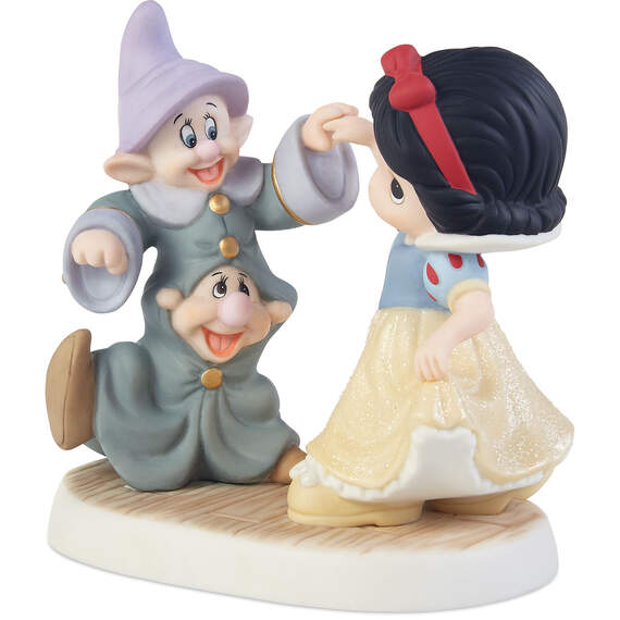 Precious Moments Disney Snow White and Dwarfs Dancing Figurine, 5.5", , large image number 3