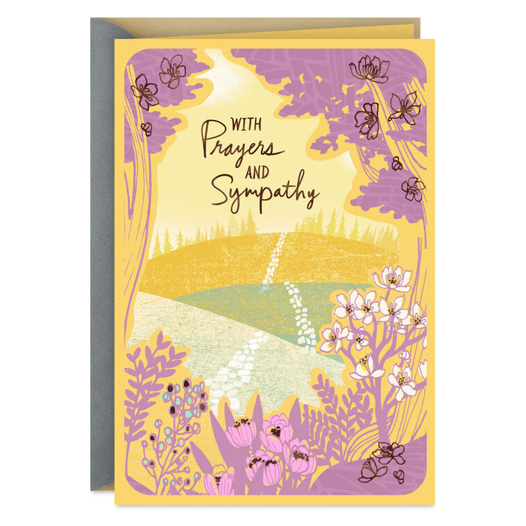 May Your Heart Be Assured Religious Sympathy Card