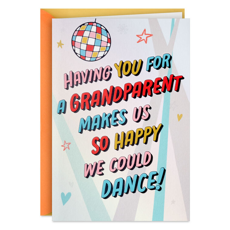 So Happy We Could Dance Pop-Up Grandparents Day Card