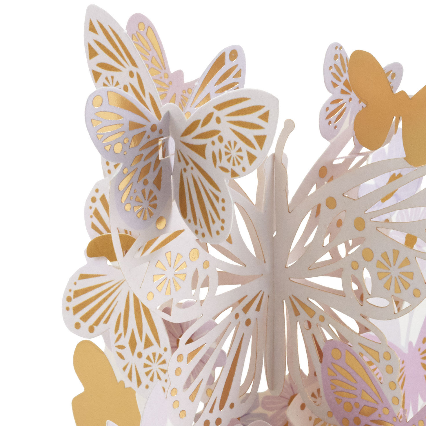 Butterfly Bouquet Musical Pop-Up Mother's Day Card Pop-up Card Detail image number 4