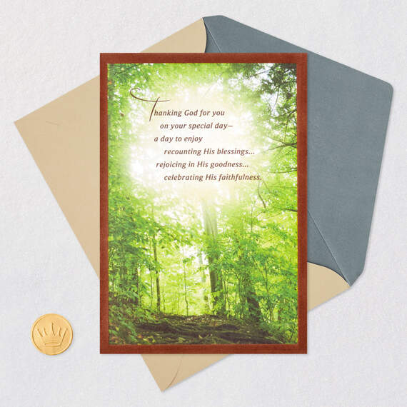 Celebrate All That God Has Given You Religious Birthday Card, , large image number 6