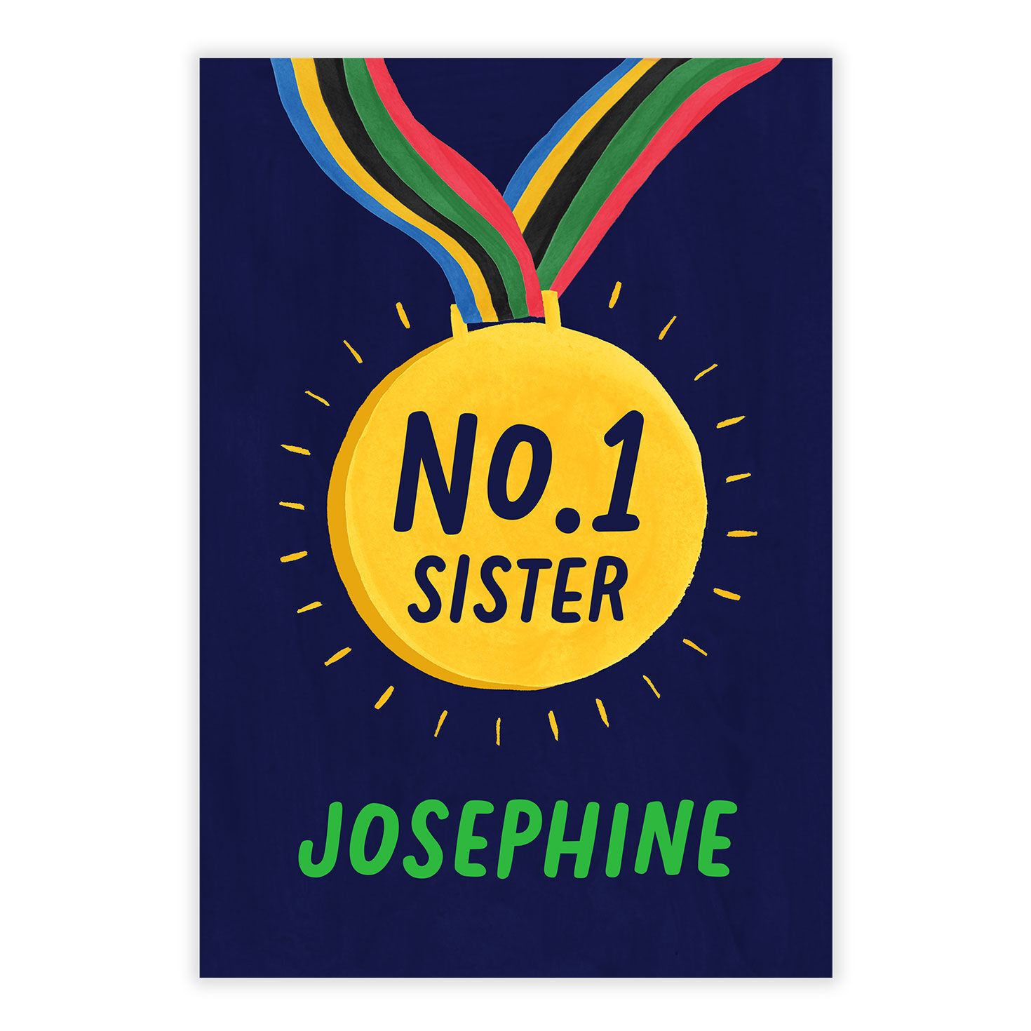 Number 1 Medal Celebration eCard, , large image number 2