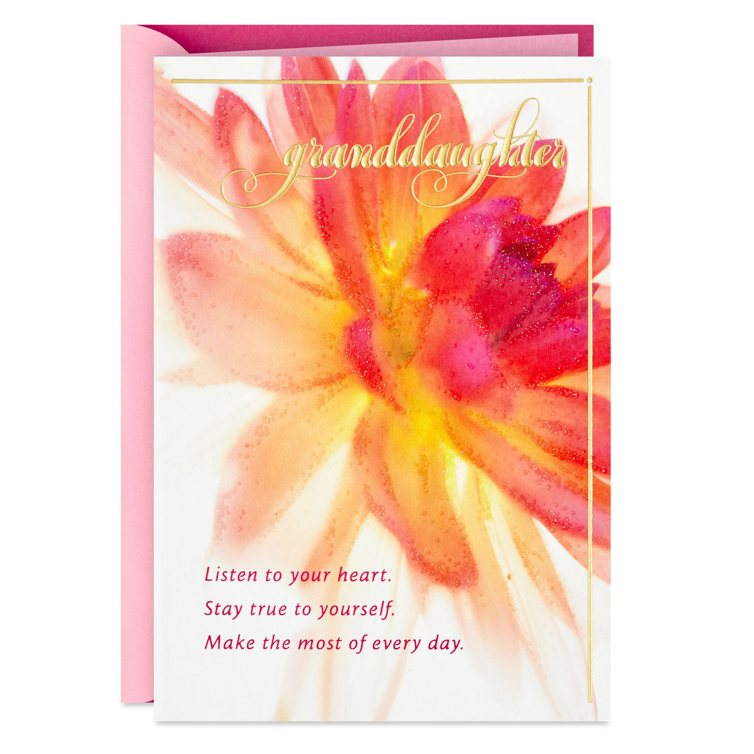 Shine Beautifully Birthday Card for Granddaughter