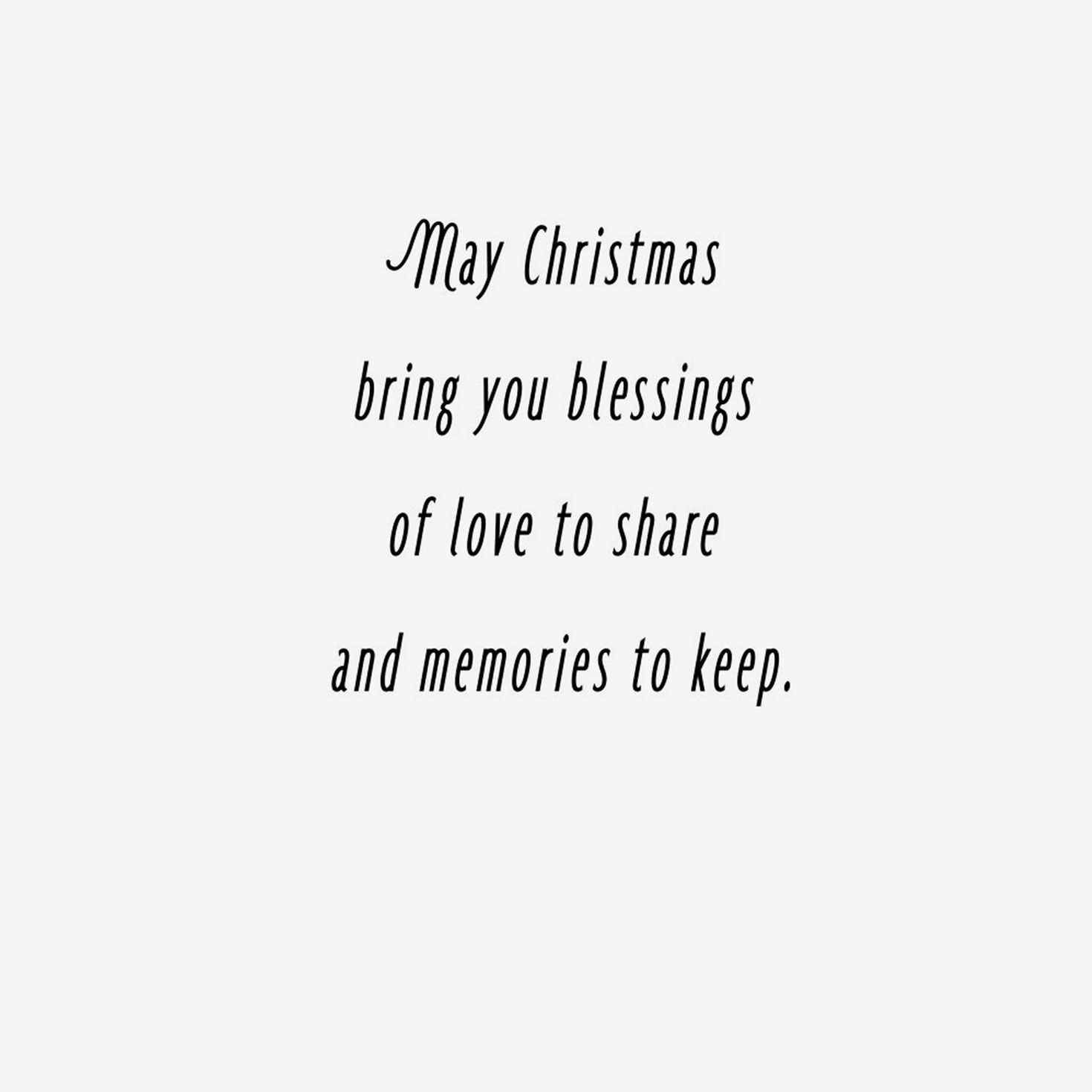 Red Flowers and Wood Plank Christmas Card Pack Sentiment  image number 3