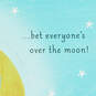 Over the Moon Mini Pop Up New Baby Boy Card, , large image number 2