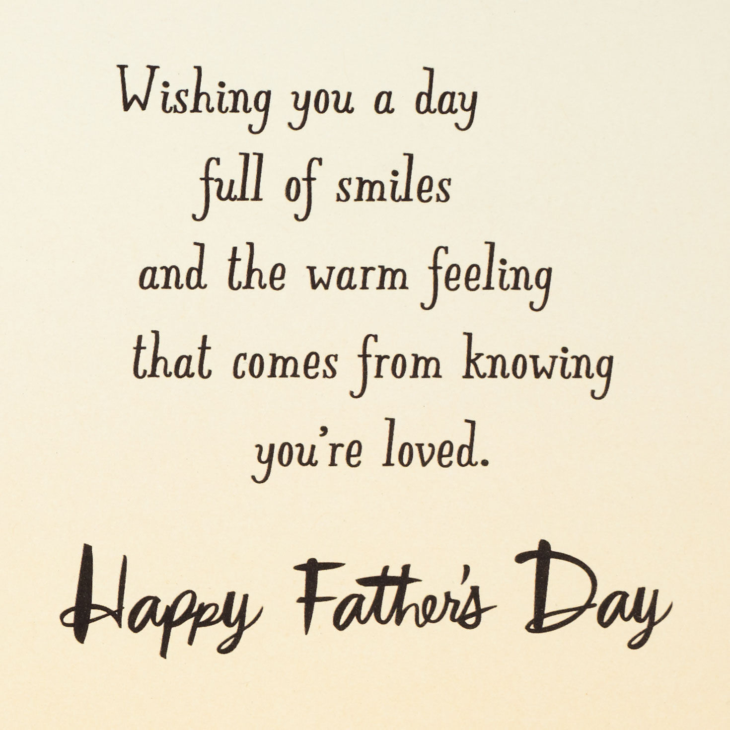 Ornate Leaves Father's Day Card Sentiment image number 2