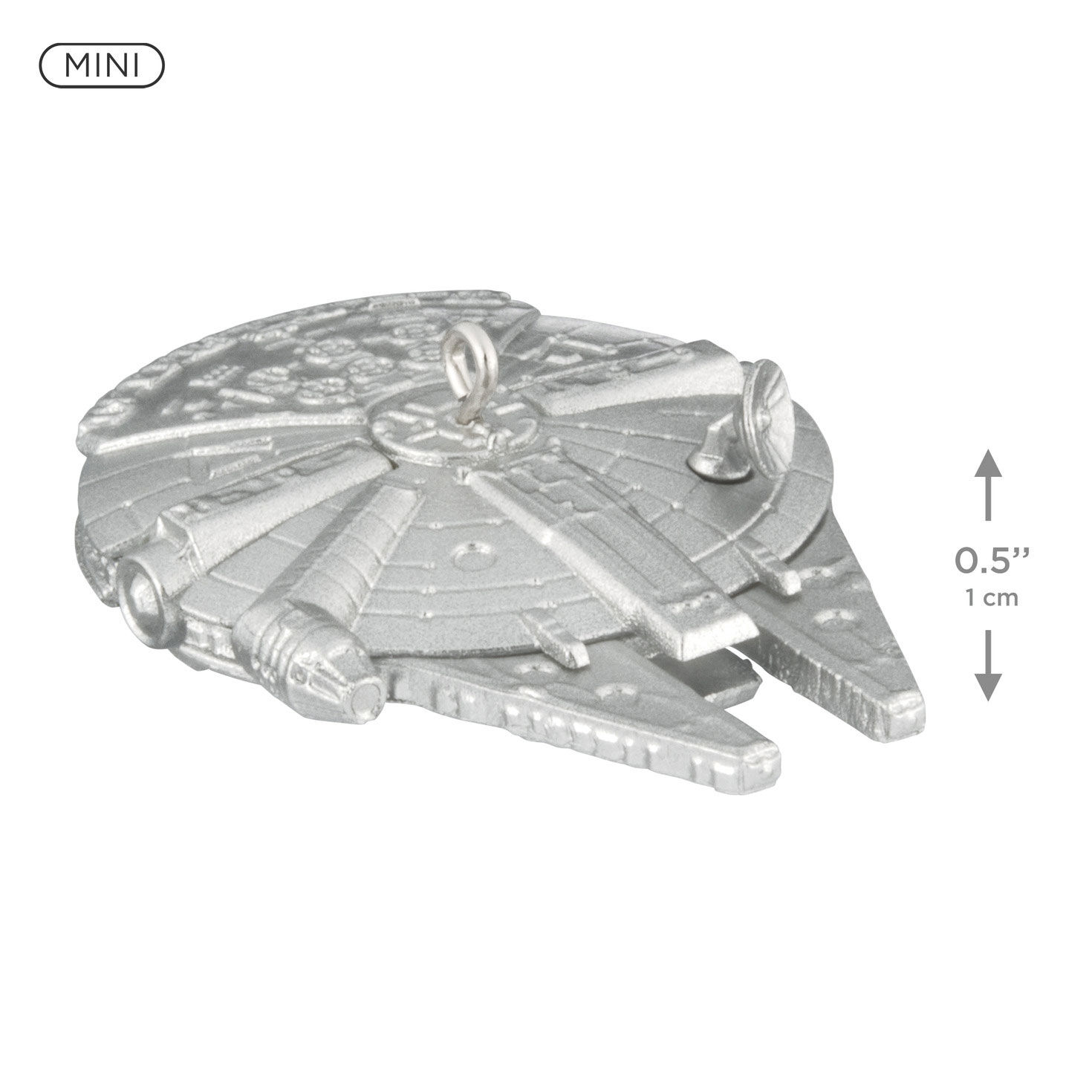Star Wars Millennium Falcon Keepsake Ornament measurement image number 3