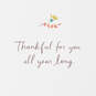 Thankful For You Fall Flowers Thanksgiving Card, , large image number 2
