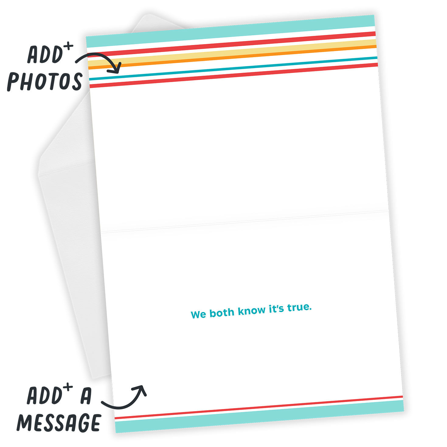 Personalized Bright Type Father&rsquo;s Day Photo Card, , large image number 4