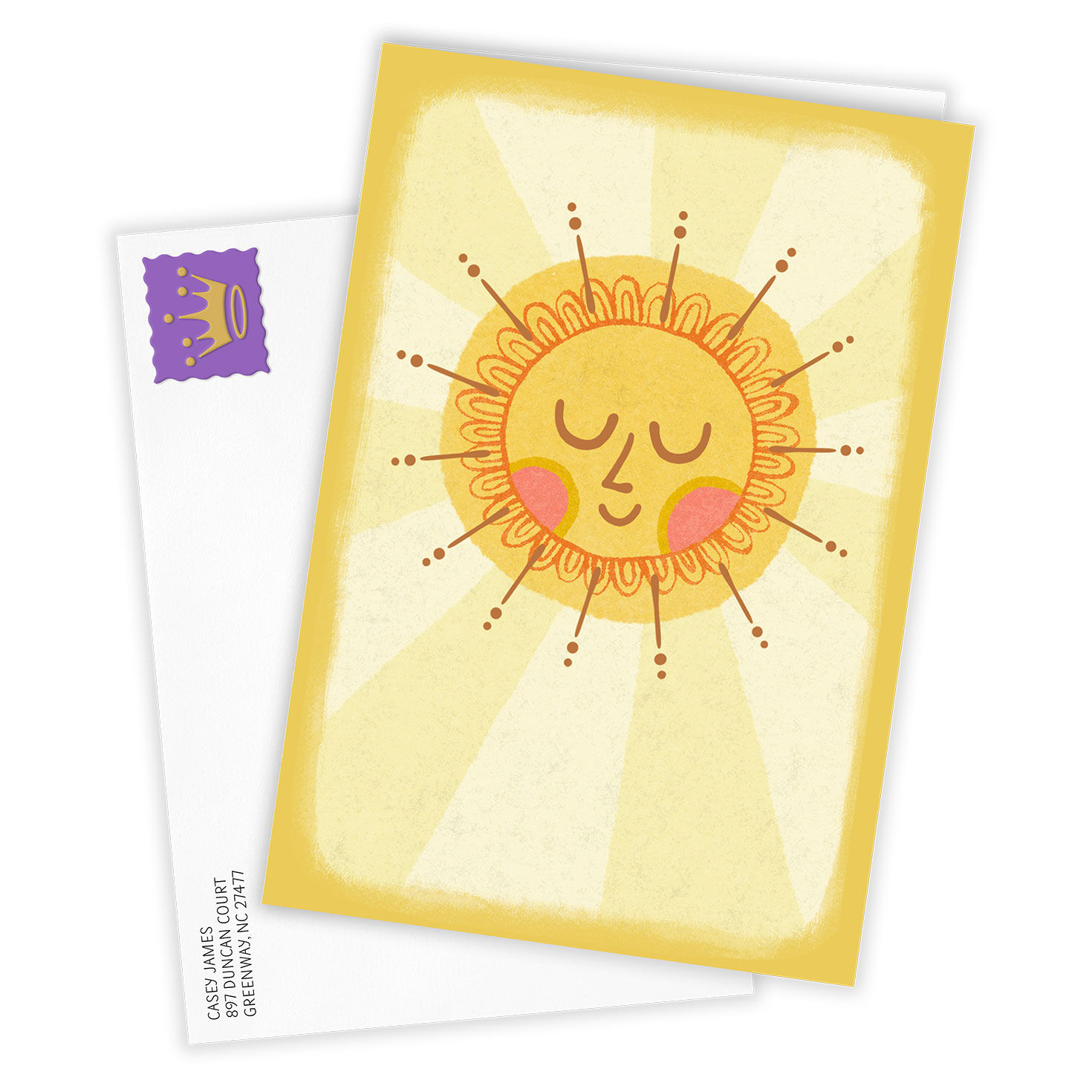 Sunny Thoughts Custom Thinking of You Card, , large image number 2