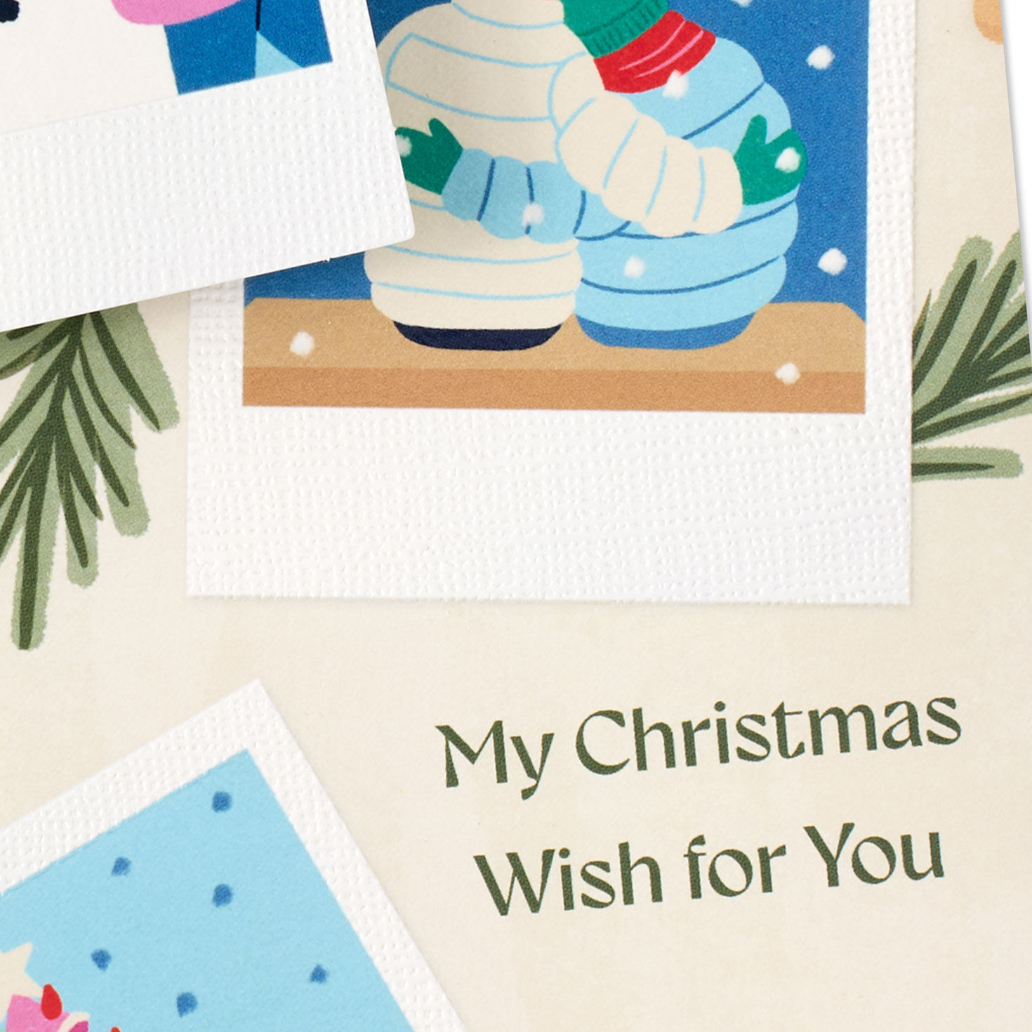 Winter Scenes Instant Photos Sister Christmas Card Card Front Detail image number 6