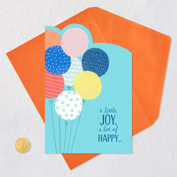 Joy and Happy Birthday Card, , large image number 5