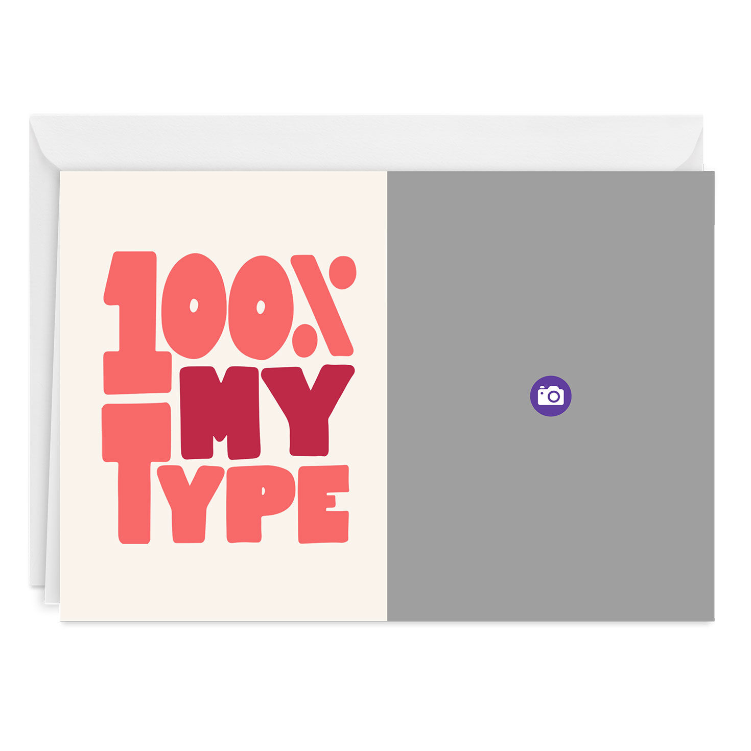 100% My Type Custom Love Card, , large image number 3