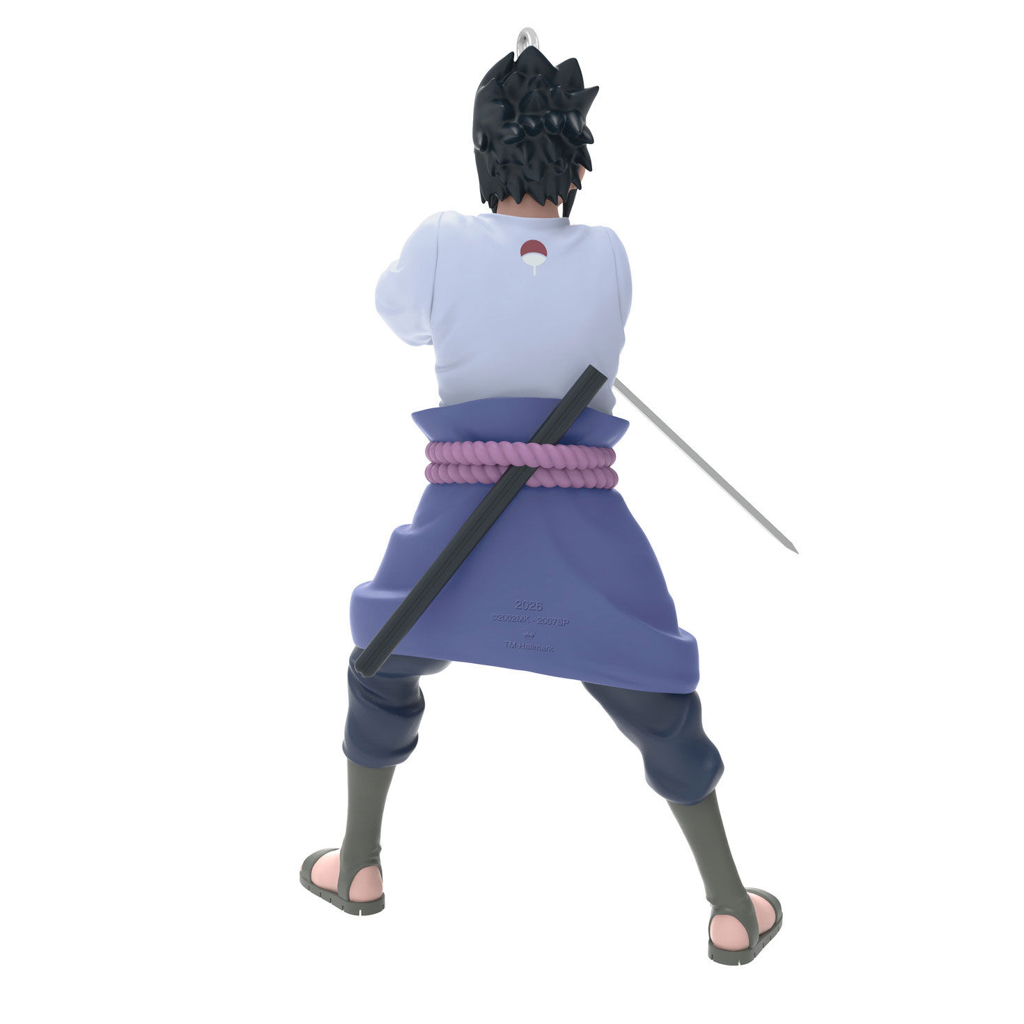 Naruto Sasuke Uchiha Keepsake Ornament Back image number 6