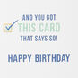 Getting Old Checklist Funny 60th Birthday Card Sentiment image number 2