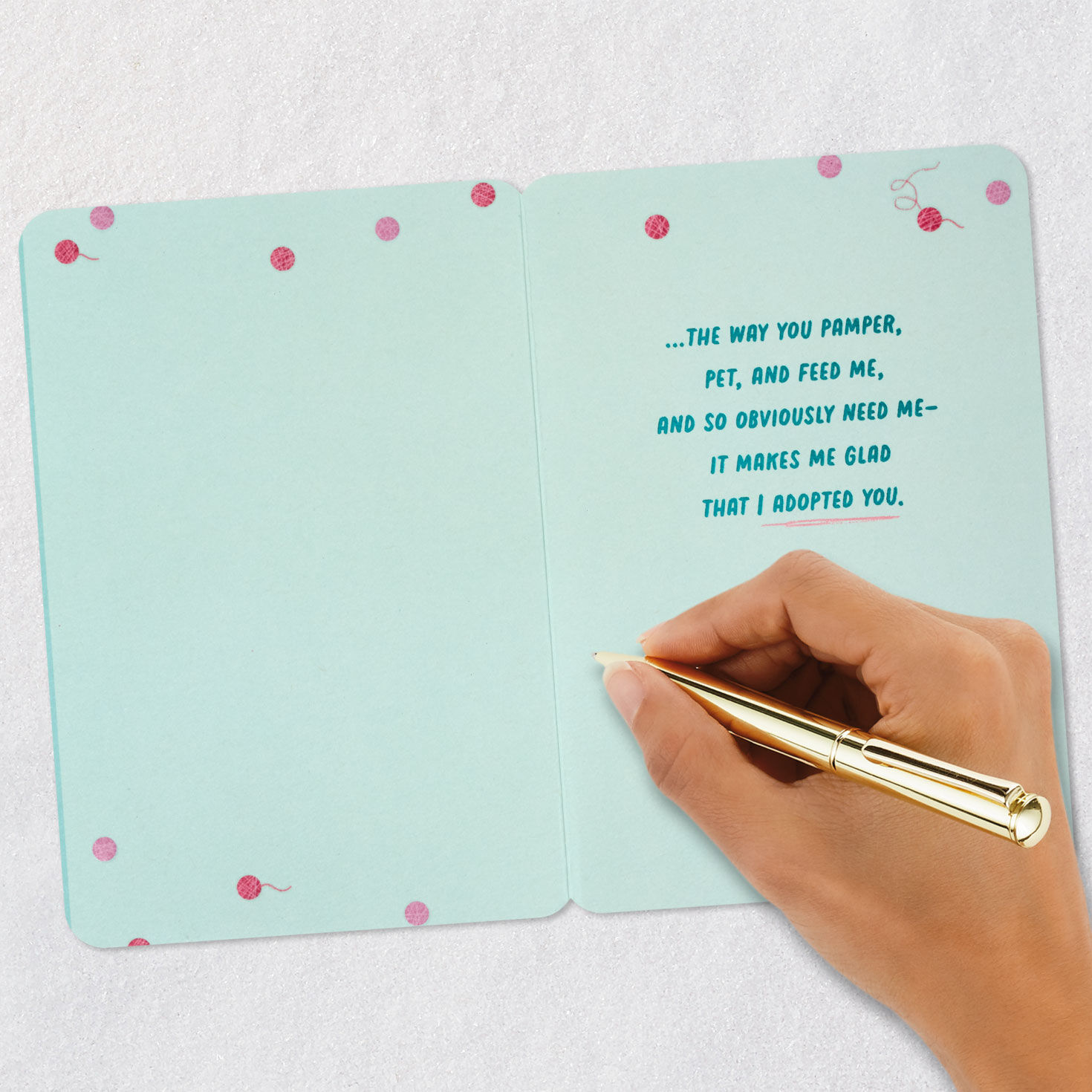 Collection of Kitties Mother's Day Card from Cat signing card image number 6