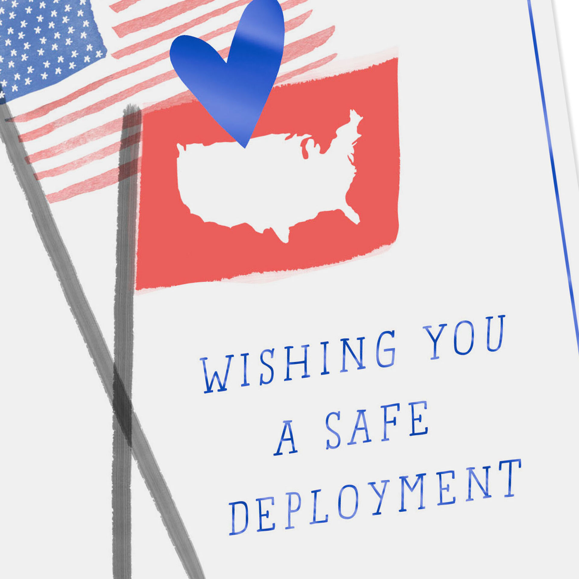 Wishing You a Safe Deployment Military Card Greeting Cards Hallmark