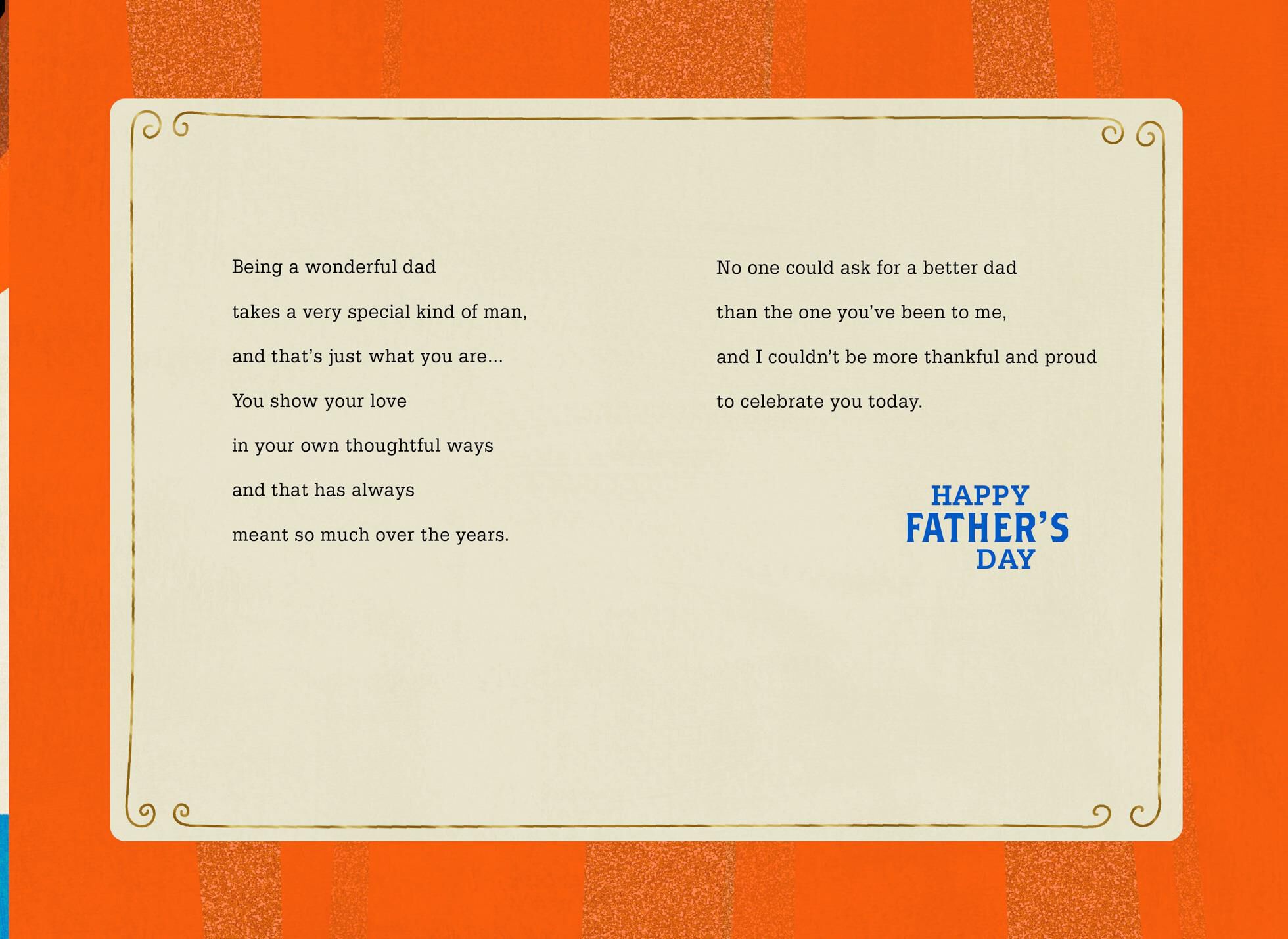 Best Dad Ever Trophy Father's Day Card