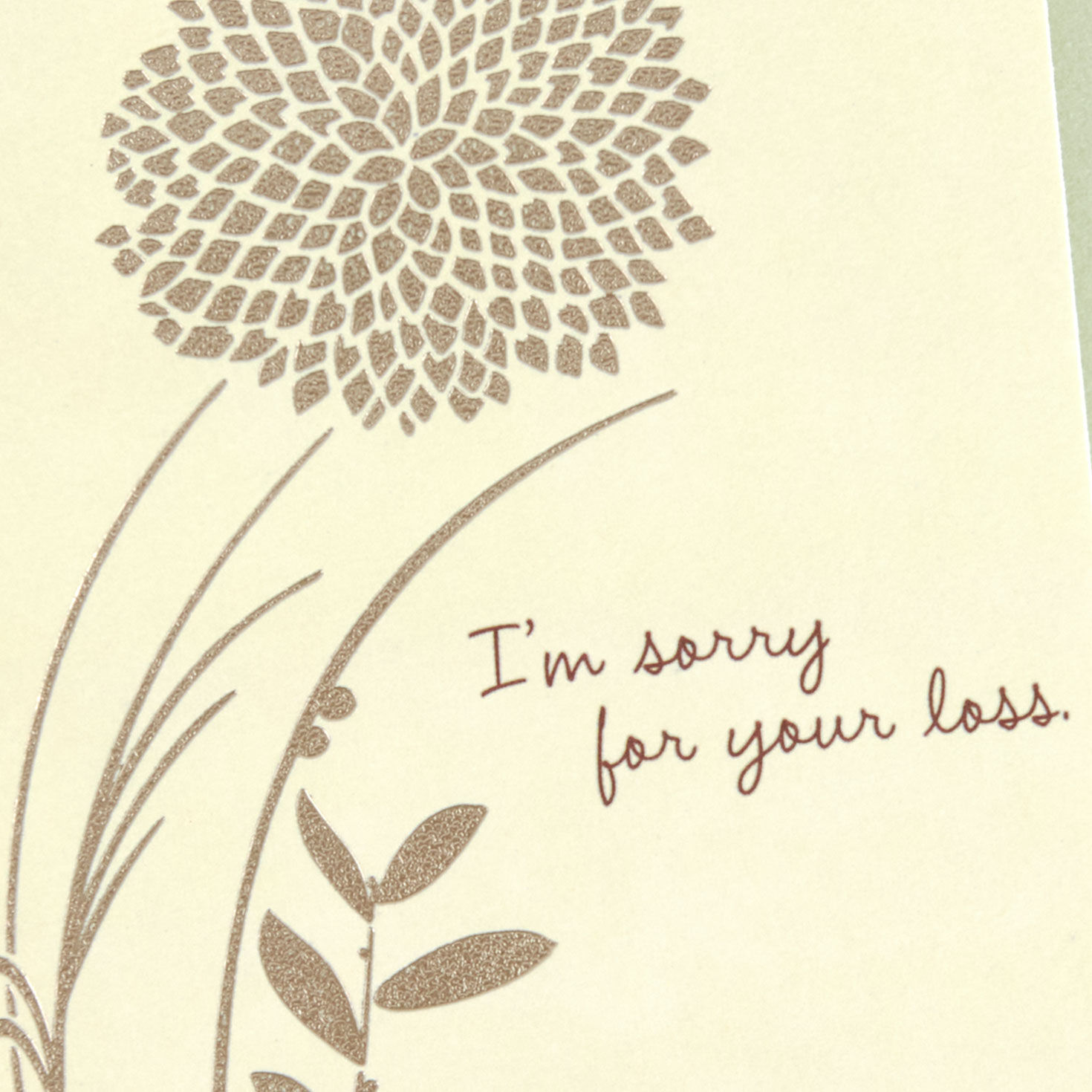 A Word of Friendship and Caring Sympathy Card for only USD 6.59 | Hallmark
