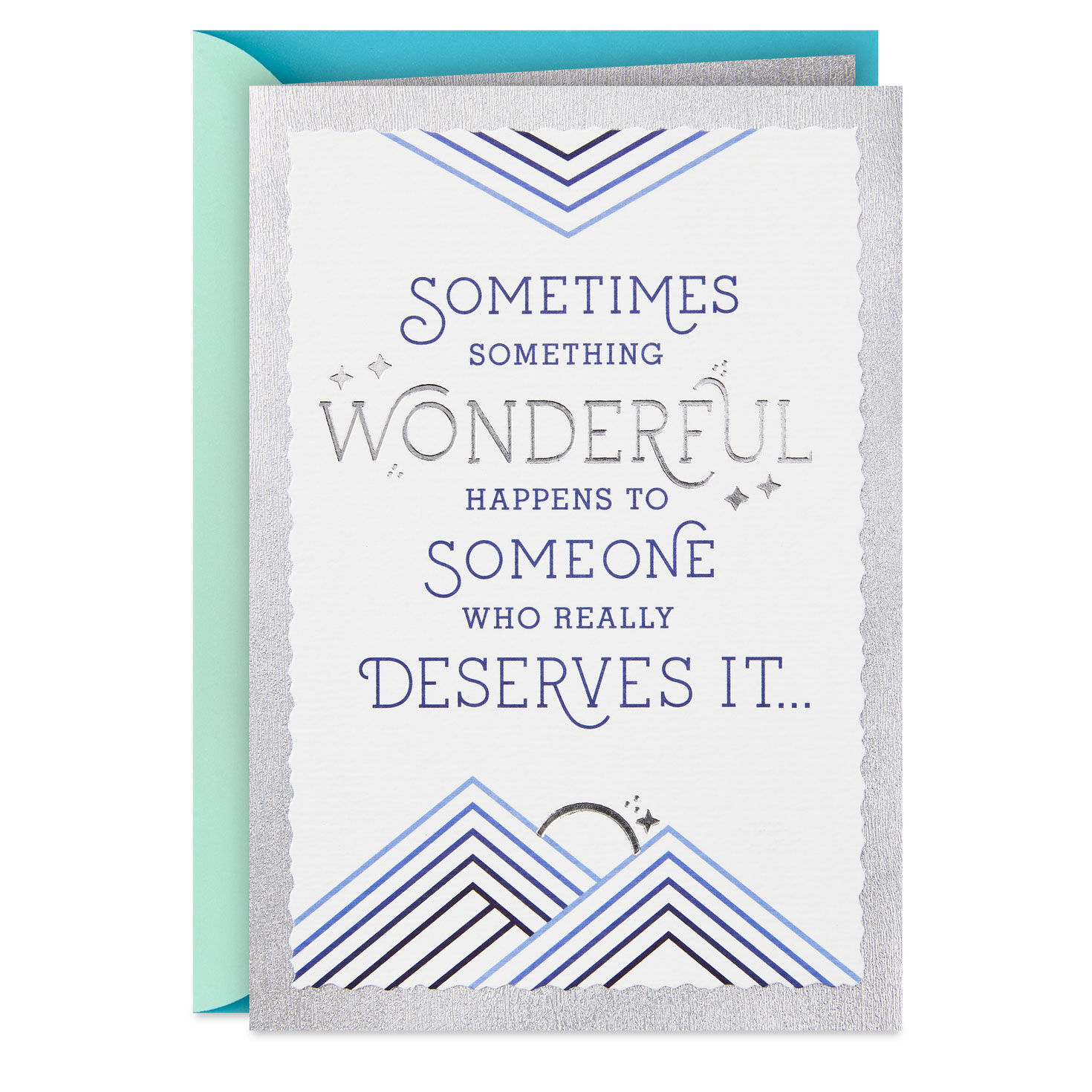 You Deserve Something Wonderful Congratulations Card