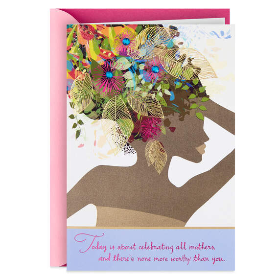 A Day Filled With Beauty and Happiness Mother's Day Card, , large image number 1