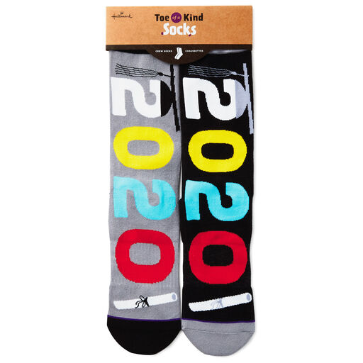 2020 Graduation Toe of a Kind Novelty Crew Socks, 