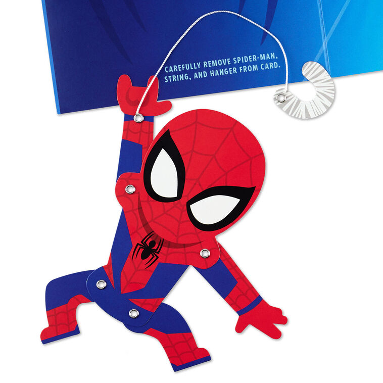 Marvel Spider-Man Christmas Card for Grandson With Displayable Character - Greeting Cards | Hallmark marvel-spider-man-christmas-card-for-grandson-with-displayable-character-greeting-cards-hallmark