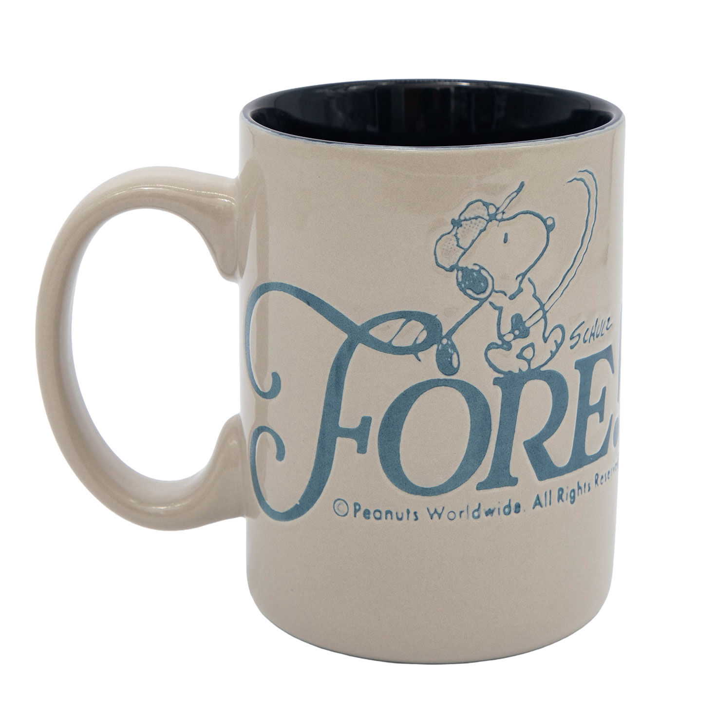 R Squared Peanuts Snoopy Blue Fore! Golf Mug, 17 oz.