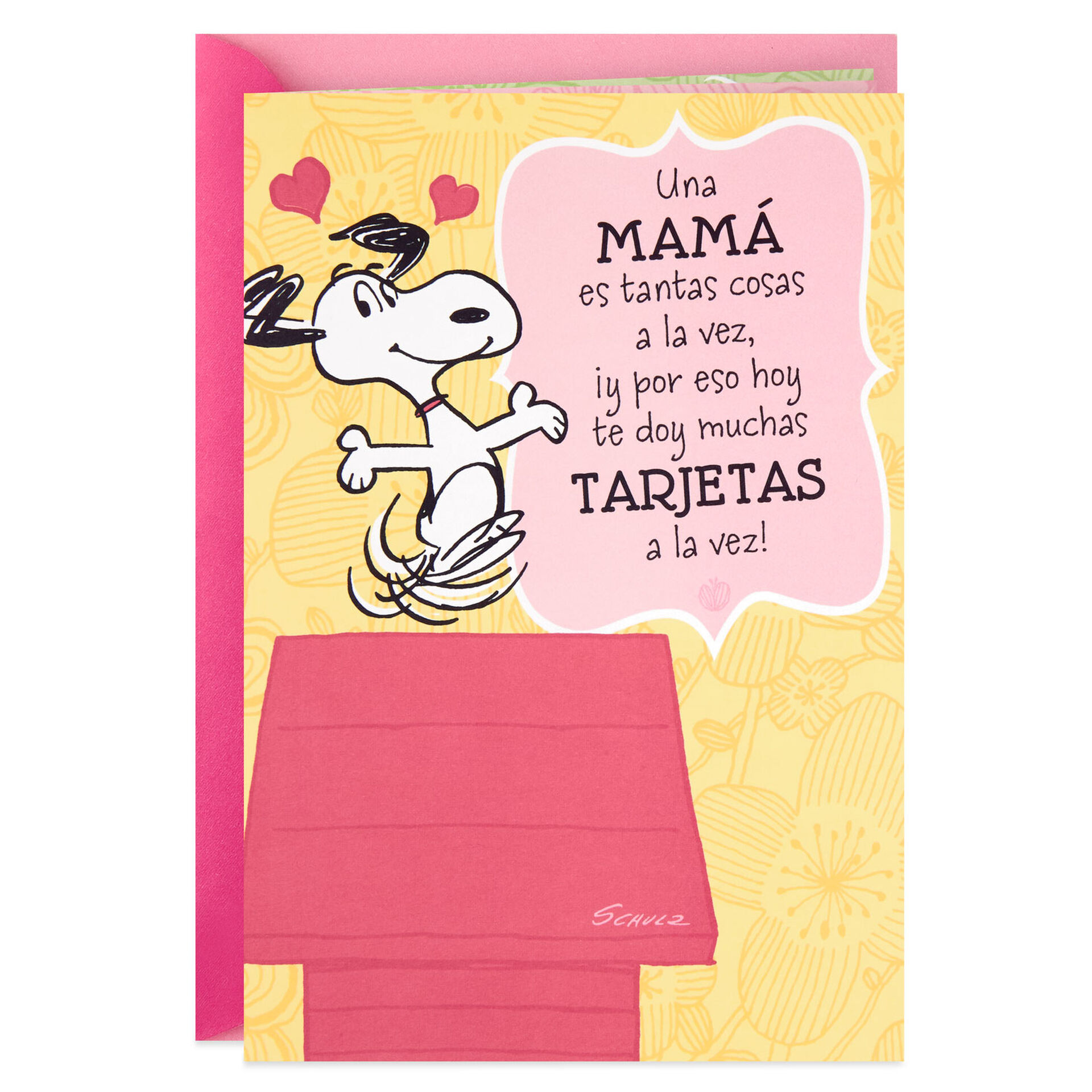 Peanuts Snoopy Dancing On Doghouse Spanish Language Mother S Day Card Greeting Cards Hallmark