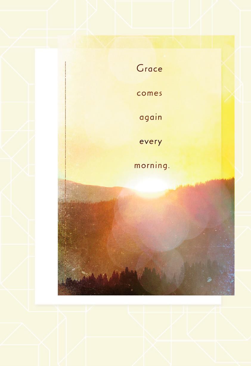 First Light Religious Sympathy Card