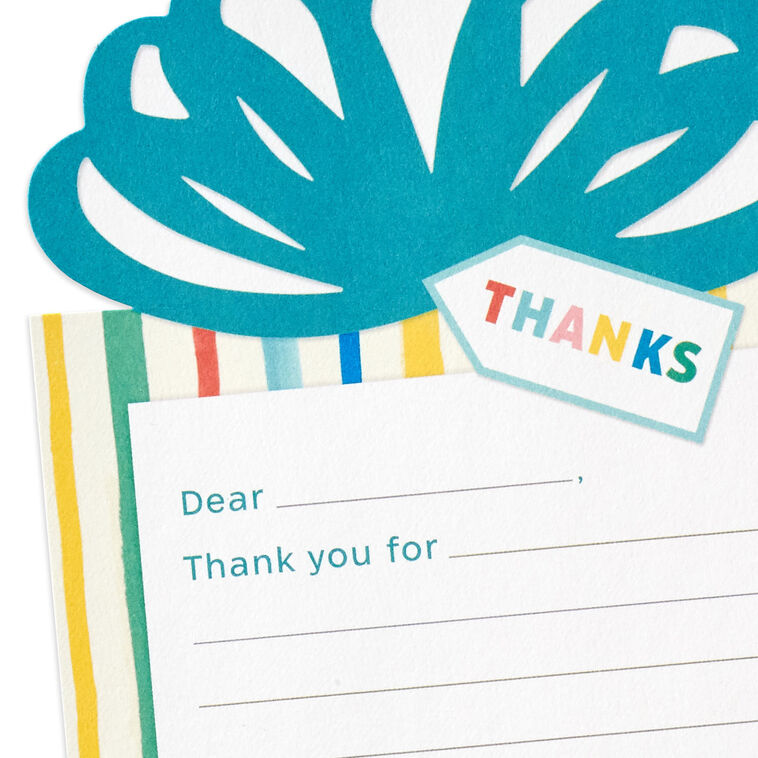 Wrapped Gift Prompted Flat Thank-You Cards, Pack of 10, , large image number 3