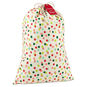 Merry and Bright Dots Christmas Fabric Gift Bag front image number 1