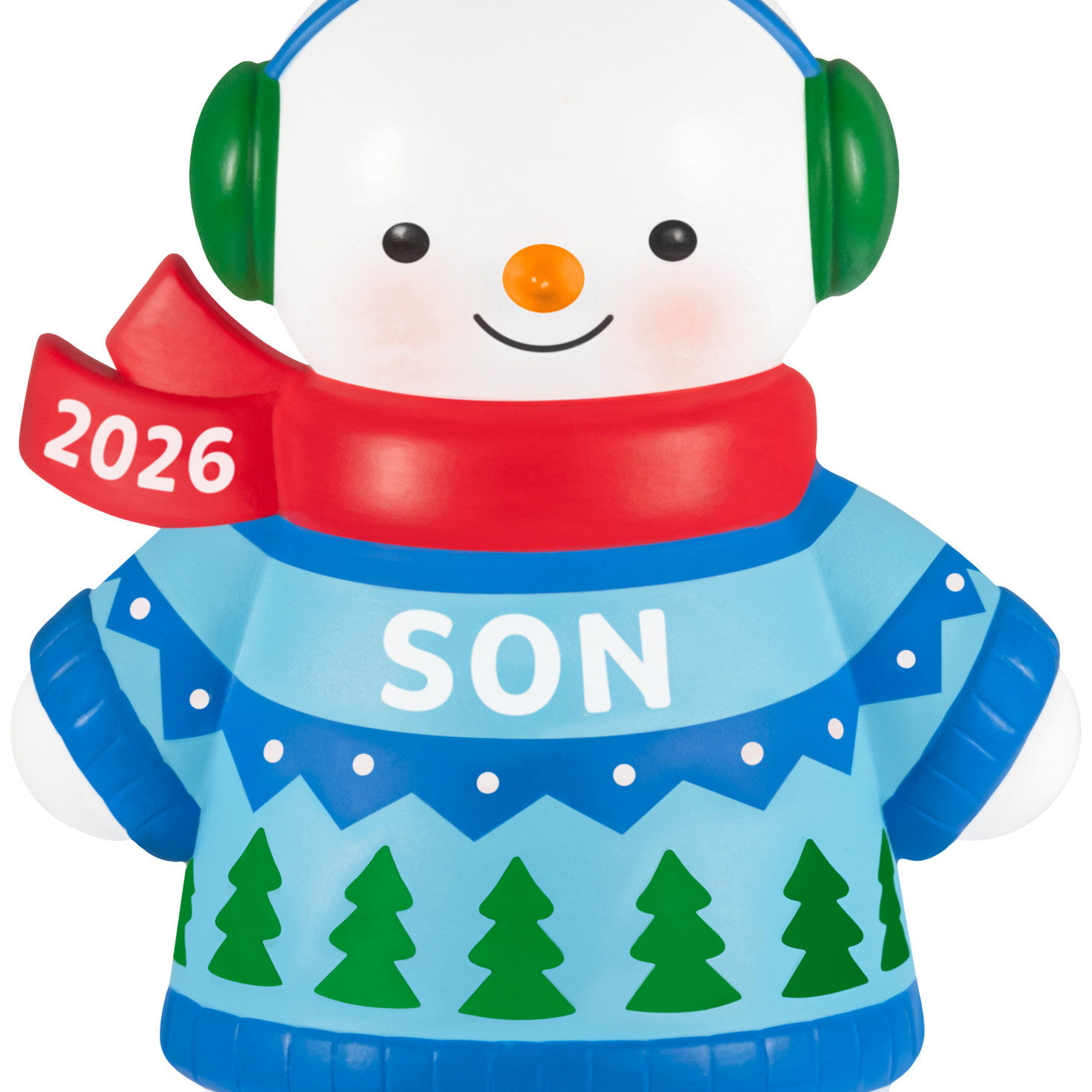 Son Snowman 2026 Keepsake Ornament upclose view image number 5