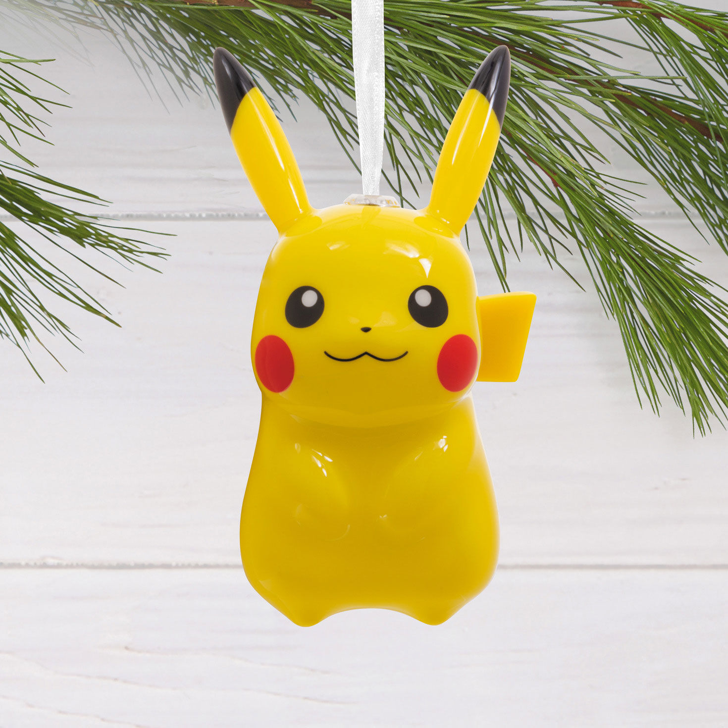 Pokemon Pikachu Christmas Ornament hanging on tree image number 2