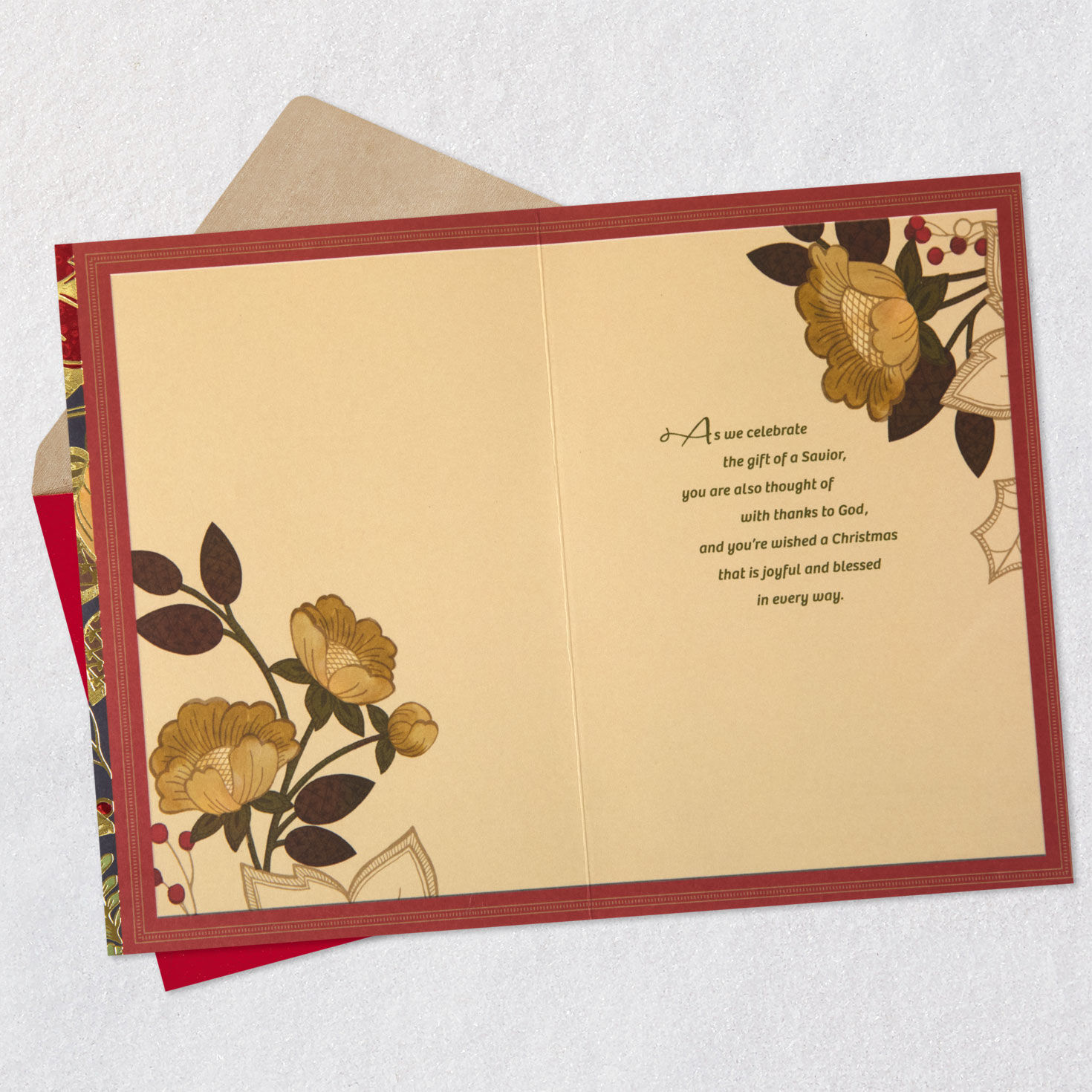 Thinking of You With Thanks to God Religious Christmas Card for only USD 5.99 | Hallmark