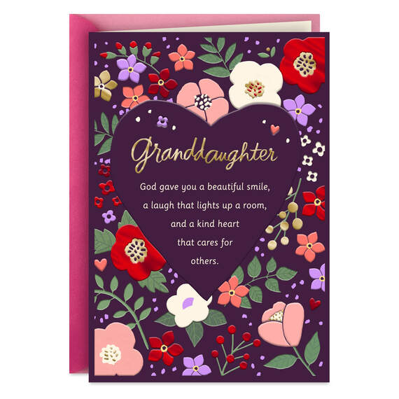 Love You Always Religious Valentine's Day Card for Granddaughter, , large image number 1
