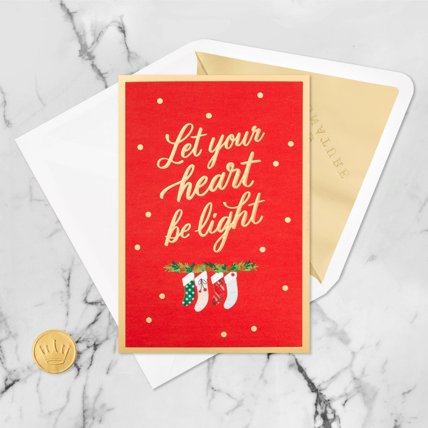 Let Your Heart Be Light 3D Pop-Up Christmas Card for only USD 12.99 | Hallmark