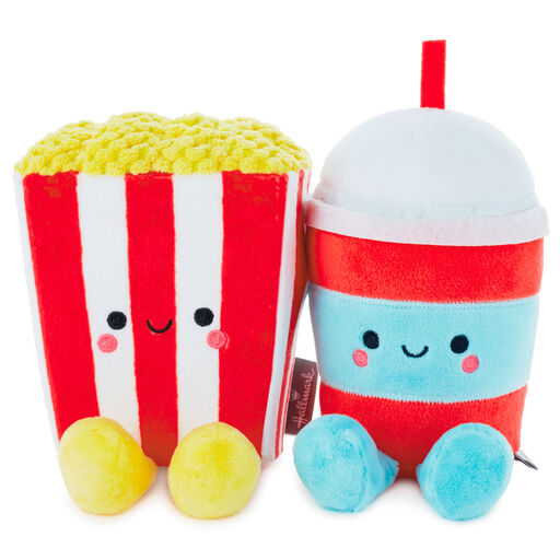 Better Together Popcorn and Slushie Magnetic Plush, 5", 